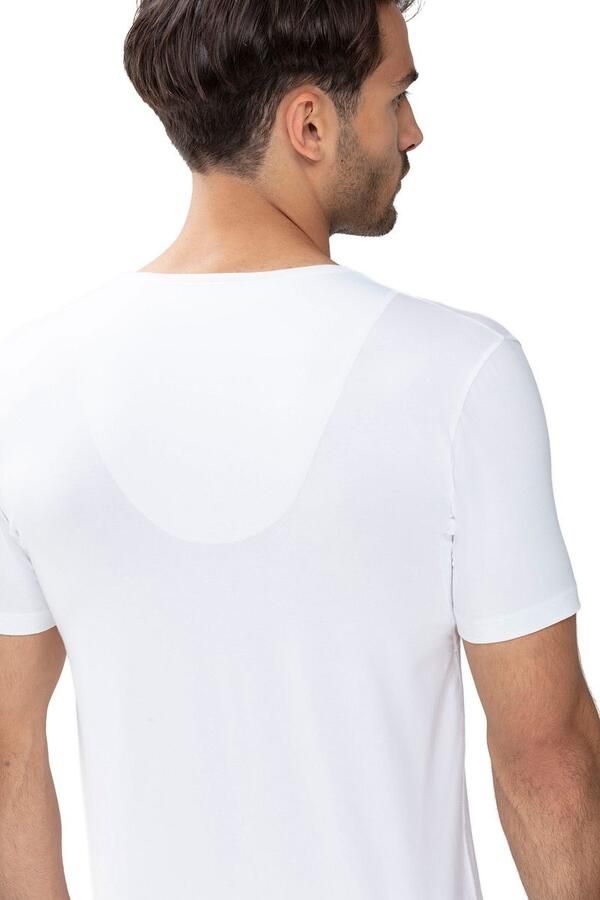 Mey Dry Cotton V-hals T-shirt Wit 2-Pack - Foto 3