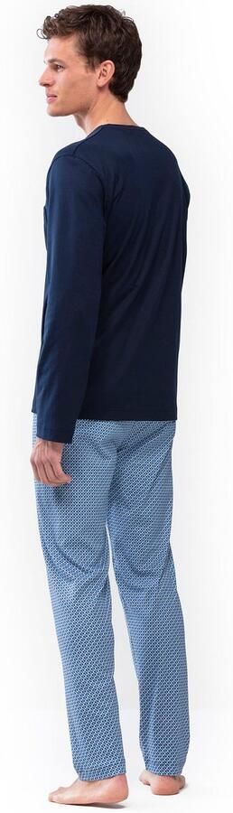 Mey Pyjama's nachthemden Nachtkleding Lang Blauw - Foto 4