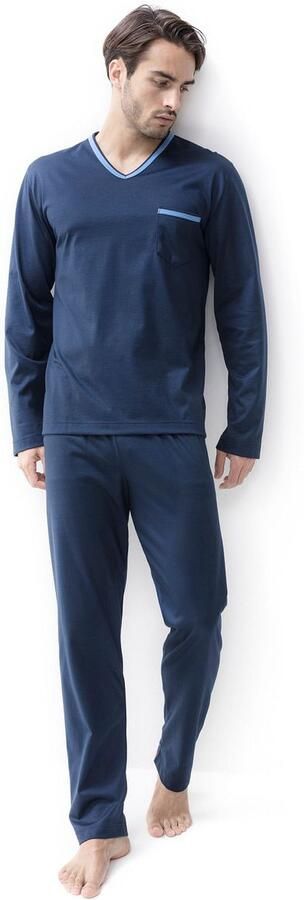 Mey Nachtkleding Lang Donkerblauw - Foto 4