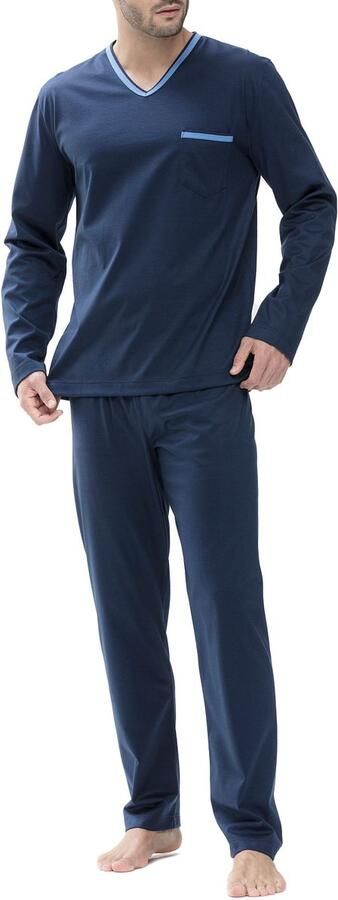 Mey Nachtkleding Lang Donkerblauw - Foto 3