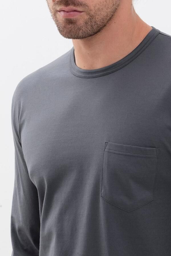 Mey Nachtkleding Portimo Lang Grijs - Foto 2