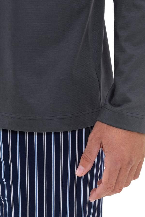 Mey Nachtkleding Portimo Lang Grijs - Foto 3