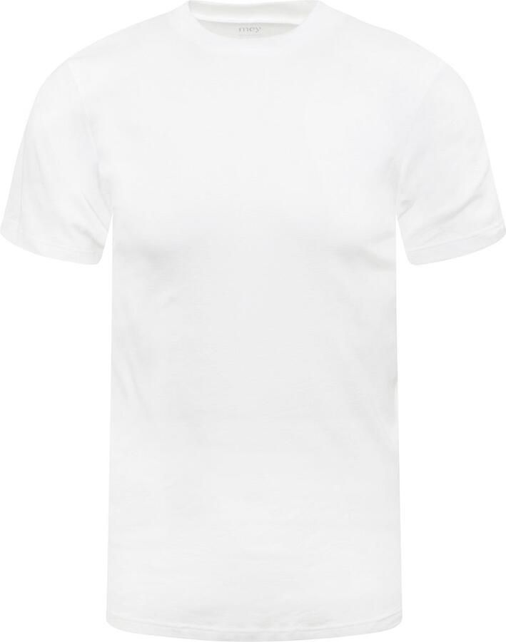 Mey Shirt voor eronder Noblesse zonder zijnaden fijnrib ronde halslijn korte mouw ademend