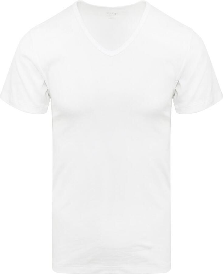 Mey Shirt met V-hals Noblesse zonder opstaande zijnaad