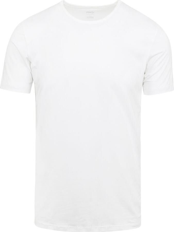 Mey Shirt voor eronder Dry Cotton Functional Korte mouw ronde hals single jersey met extra lange rug - Foto 4