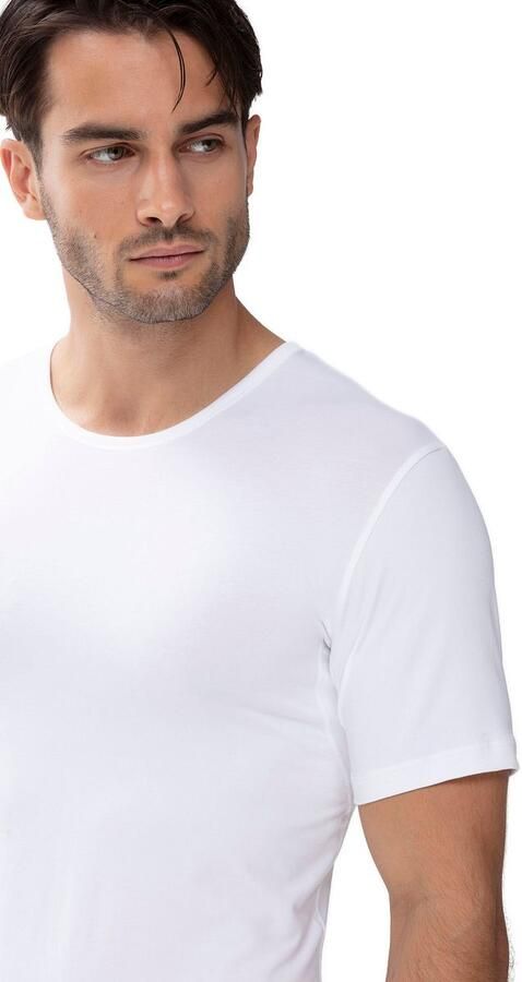 Mey Shirt voor eronder Dry Cotton Functional Korte mouw ronde hals single jersey met extra lange rug - Foto 20
