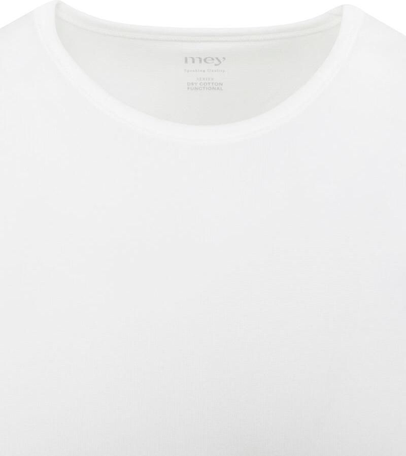 Mey Shirt voor eronder Dry Cotton Functional Korte mouw ronde hals single jersey met extra lange rug - Foto 4
