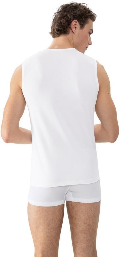 Mey V-hals Dry Cotton Muscle Singlet Wit - Foto 5