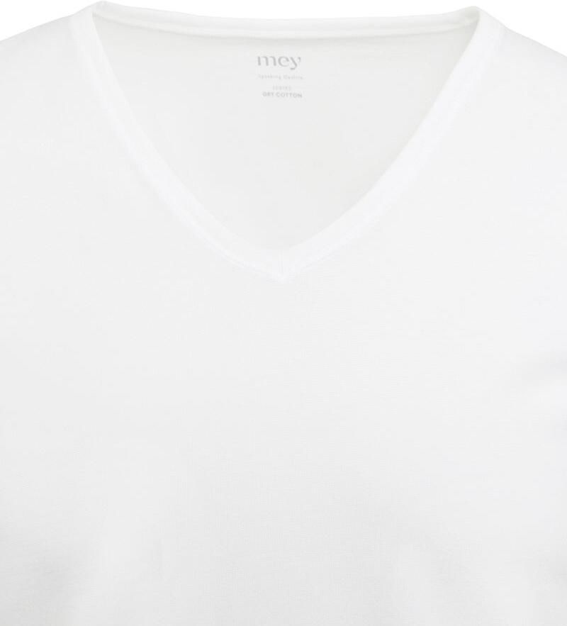 Mey Shirt voor eronder Dry Cotton met v-hals en halve mouwen - Foto 2