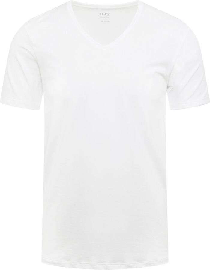 Mey Shirt voor eronder Dry Cotton met v-hals en halve mouwen
