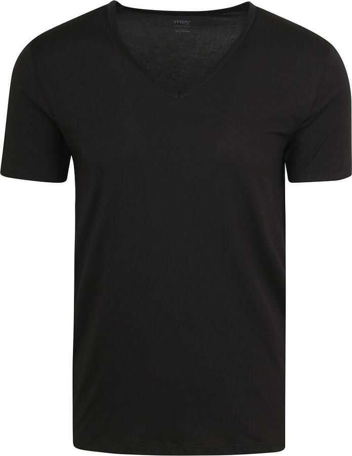 Mey Shirt voor eronder Dry Cotton met v-hals en halve mouwen - Foto 3