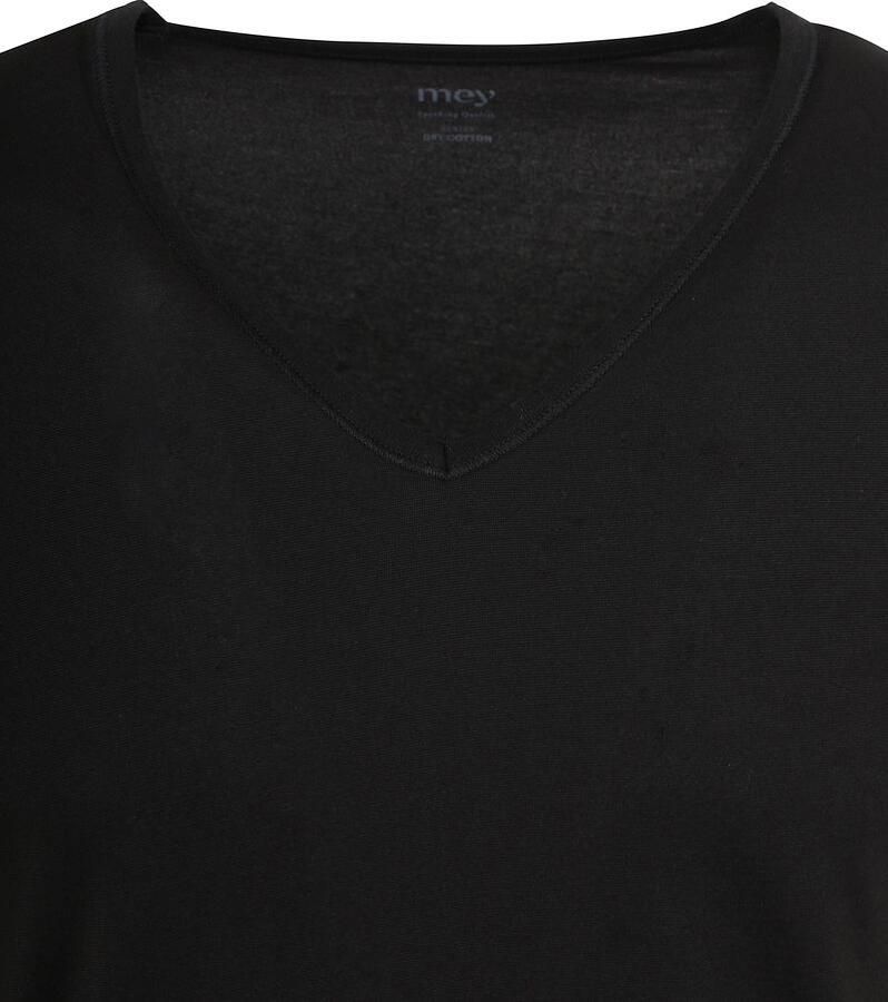 Mey Shirt voor eronder Dry Cotton met v-hals en halve mouwen - Foto 4