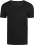 Mey V-hals Dry Cotton T-shirt Zwart - Thumbnail 1