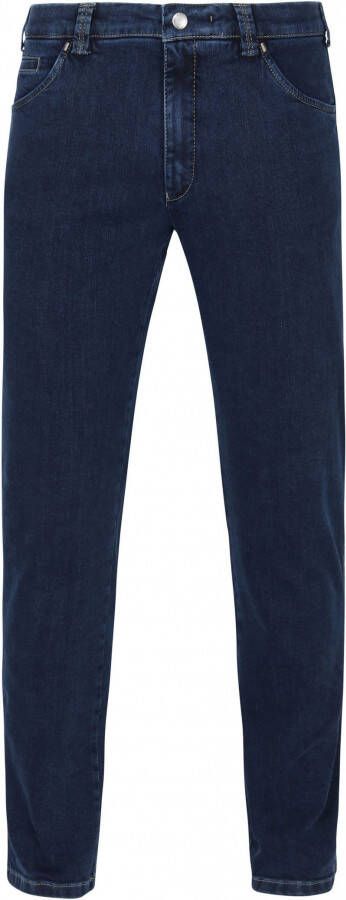 Meyer Blauwe Denim 5-Pocket Jeans Blue Heren