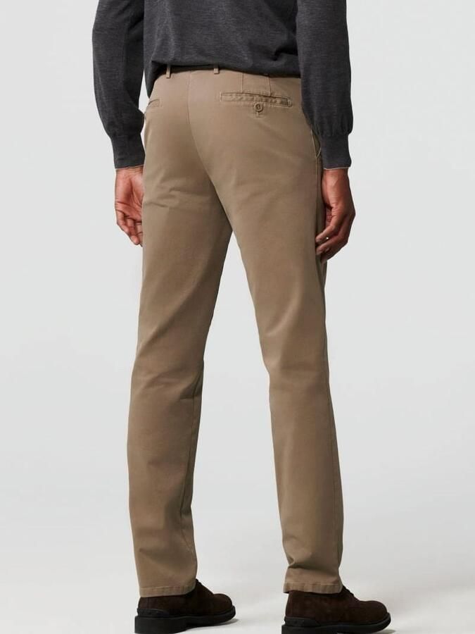Meyer Beige Broek met Regular Fit en Hoogwaardige Afwerking Beige Heren