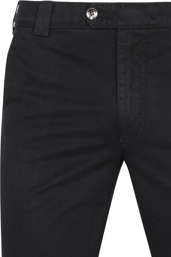 Meyer Pantalon flatfront zwart Roma - Foto 5