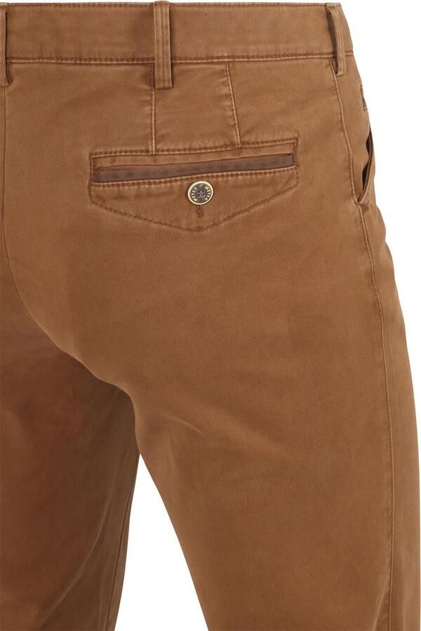 Meyer Katoenen Bruine Broek Brown Heren - Foto 3