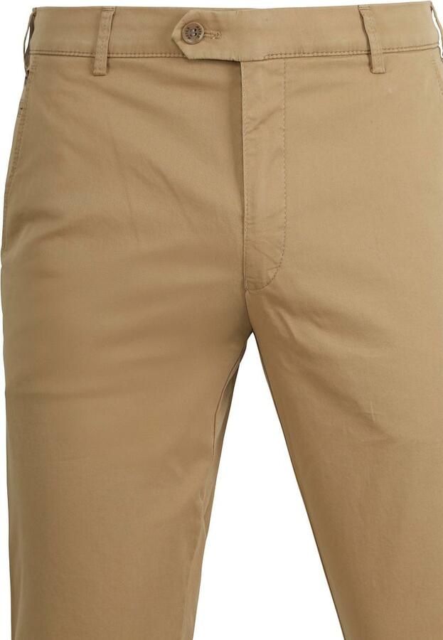 Meyer Beige Broek met Regular Fit en Hoogwaardige Afwerking Beige Heren - Foto 5