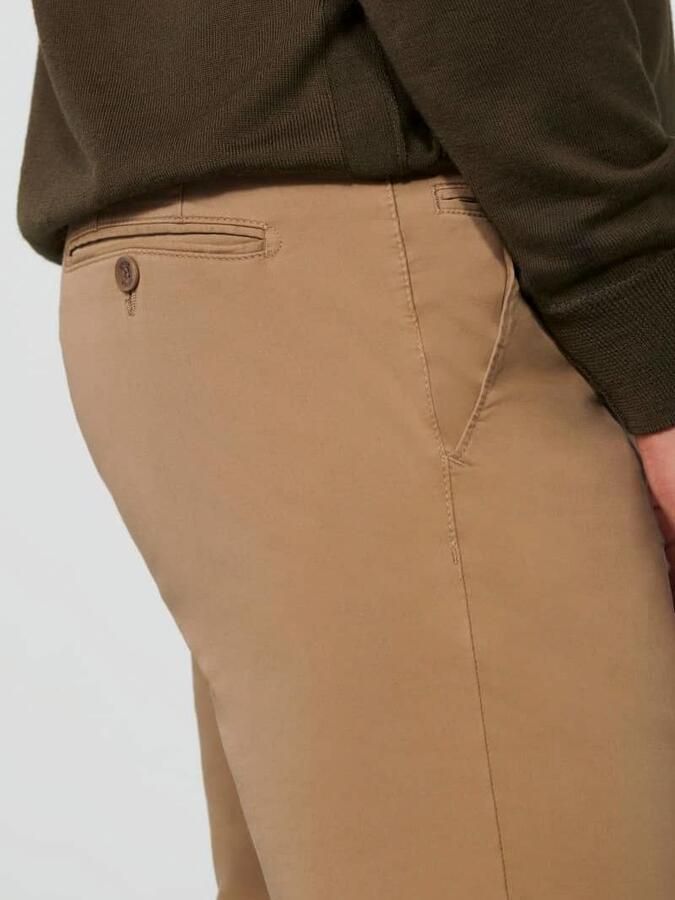 Meyer Beige Broek met Regular Fit en Hoogwaardige Afwerking Beige Heren - Foto 6