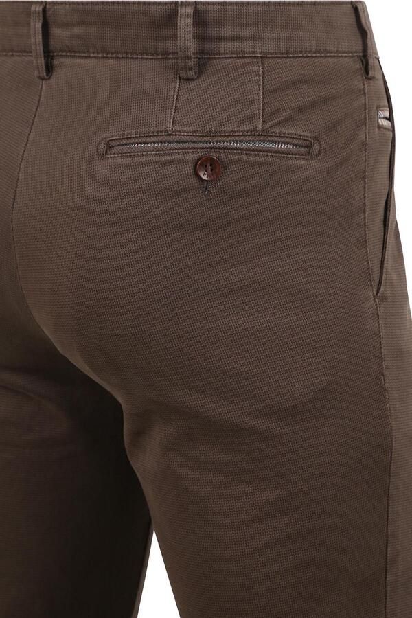 Meyer Chino Bonn Print Taupe