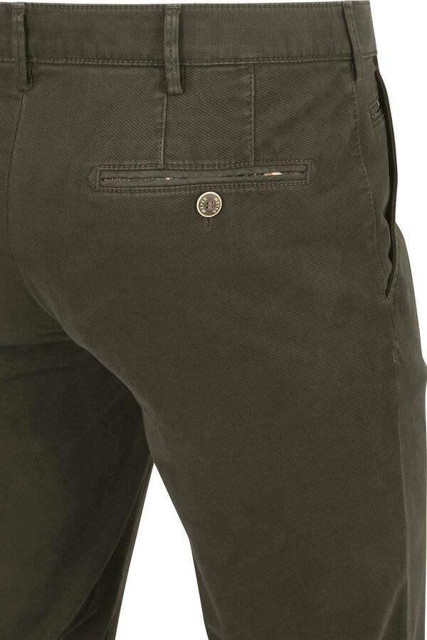 Meyer Chino Bonn Twill Olijfgroen - Foto 3