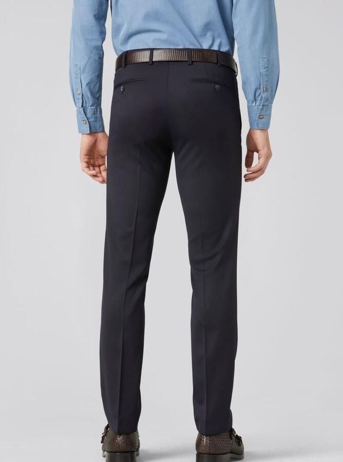 Meyer Chino Bonn Wol Blend Navy - Foto 3