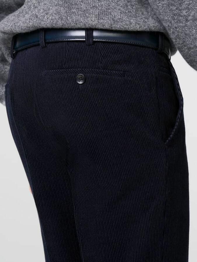 Meyer Chino Roma Wol Corduroy Navy - Foto 4