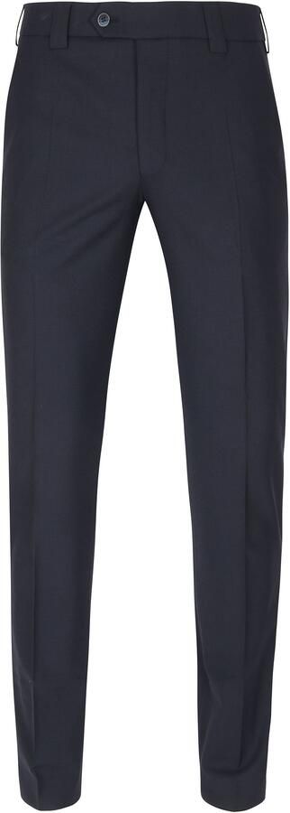 Meyer broek Roma wol stretch donker blauw
