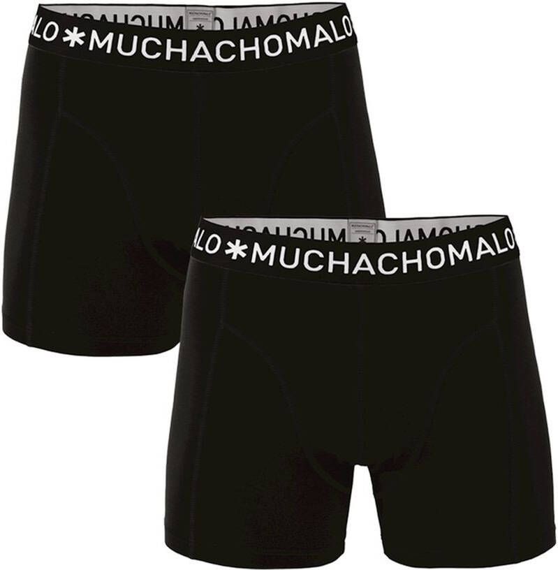Muchachomalo Boxershorts 2-Pack Solid Black