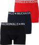 Muchachomalo Boxershorts 3-pack 1322 Zwart Heren - Thumbnail 2