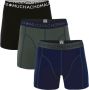 Muchachomalo Boxershorts 3-pack solide 186 Groen Heren - Thumbnail 1