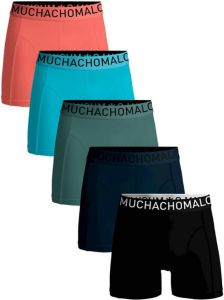 Muchachomalo Boxershorts 5-Pack Solid 1010 Oranje