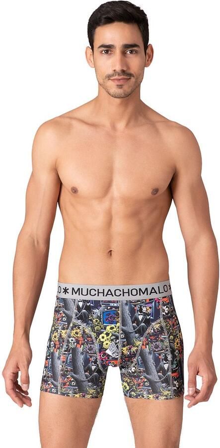 Muchachomalo Golden Solid Boxershorts Heren (12-pack) - Foto 2