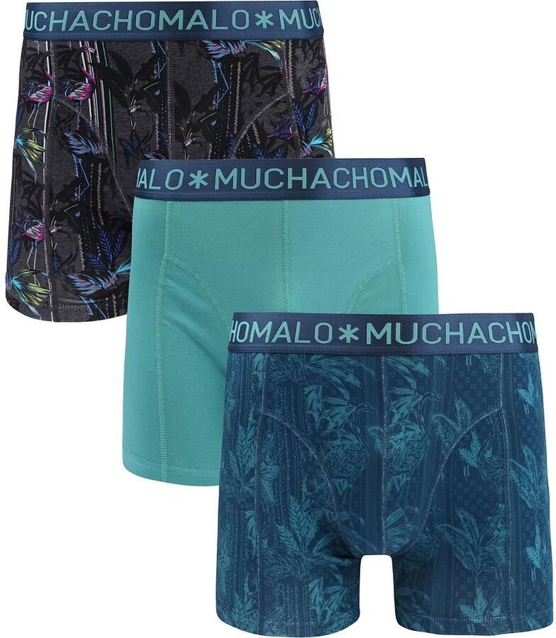 Muchachomalo Boxershorts 3-Pack Flamingo