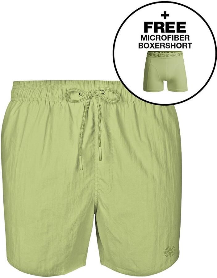 Muchachomalo Solid Zwembroek Groen
