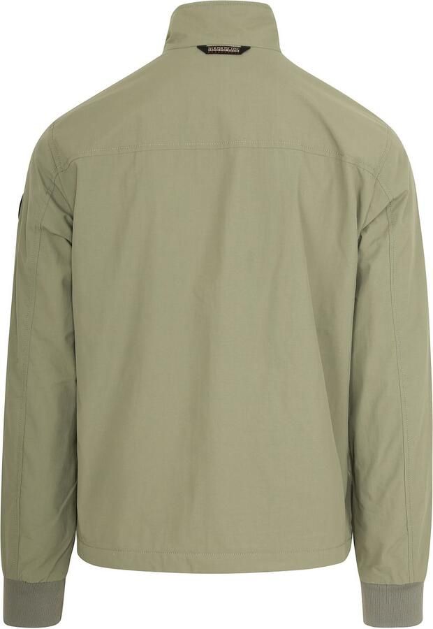 Napapijri Stijlvolle waterdichte groene jas met contrasterende accenten Green Heren - Foto 3