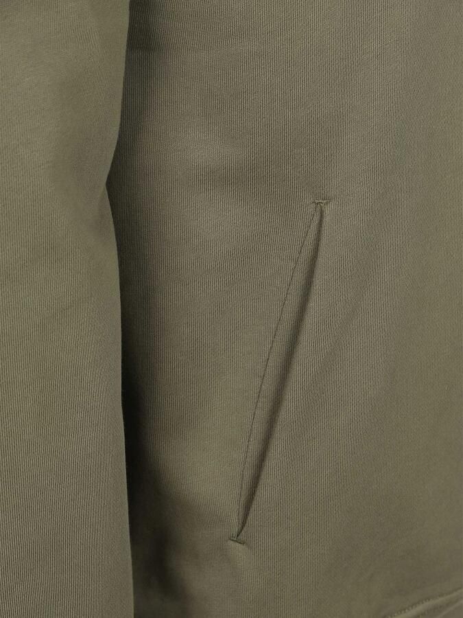 Napapijri Sweater Badge Hoodie Olijfgroen - Foto 3