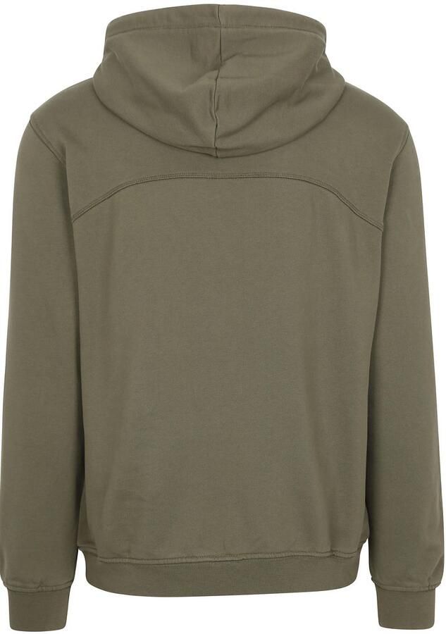 Napapijri Sweater Badge Hoodie Olijfgroen - Foto 2