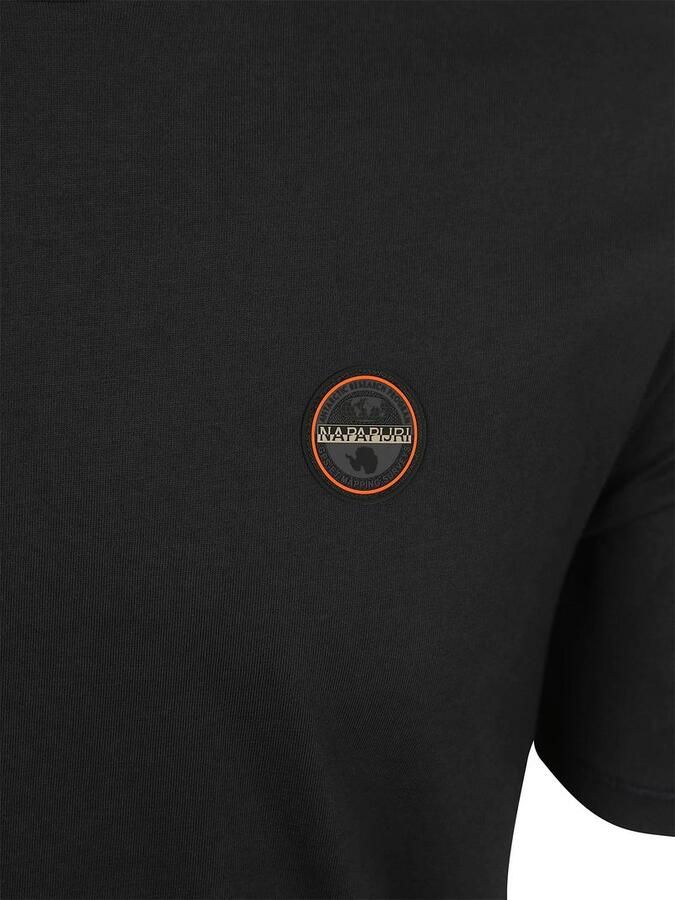 Napapijri Badge T-shirt Zwart