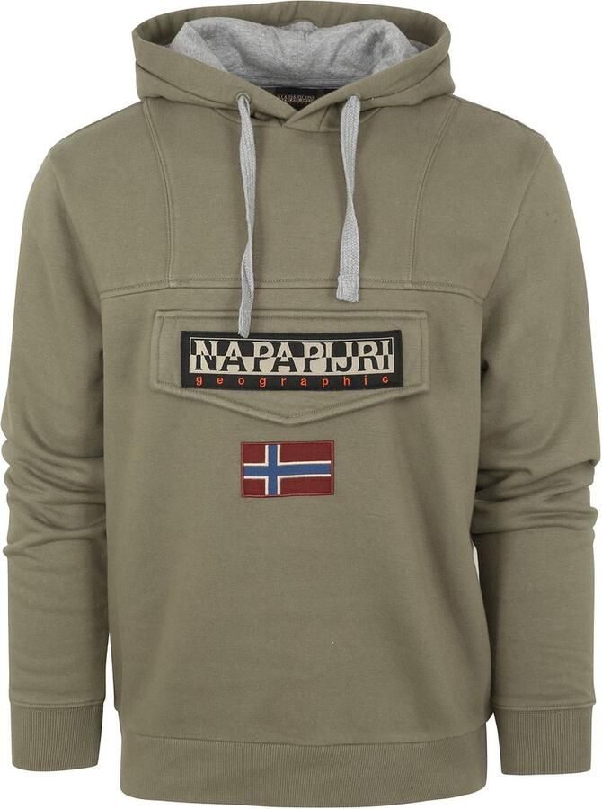 Napapijri Hoodie met ritszak model 'Burgee'