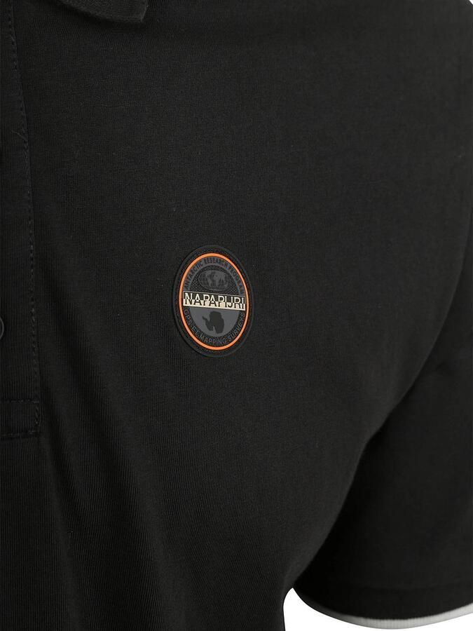 Napapijri E-Badge Polo Zwart - Foto 2