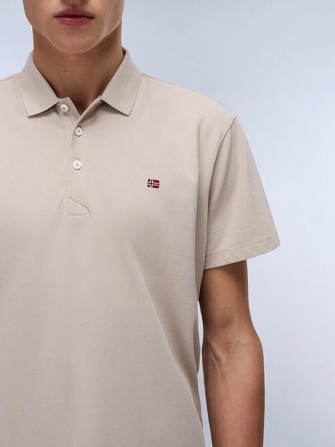Napapijri Ealis Polo Beige - Foto 4