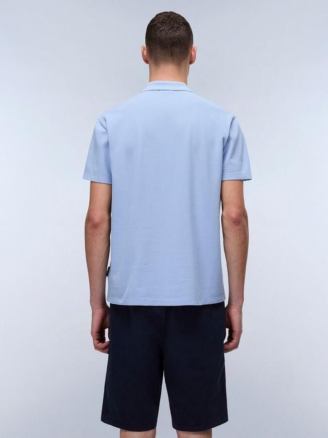 Napapijri Ealis Polo Chambray Blauw