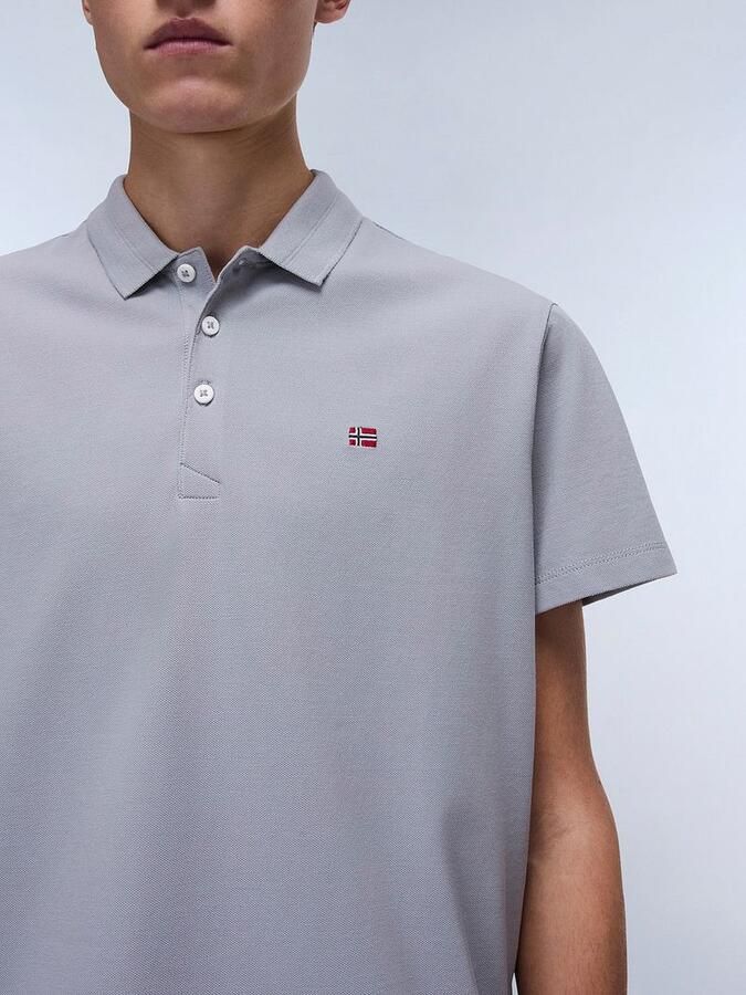 Napapijri Ealis Polo Grijs - Foto 4