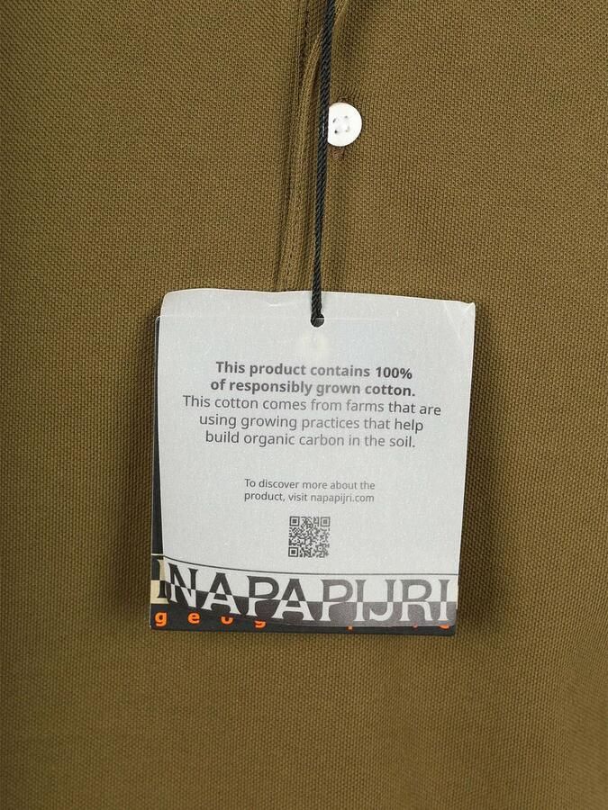 Napapijri Ealis Polo Olijfgroen - Foto 3