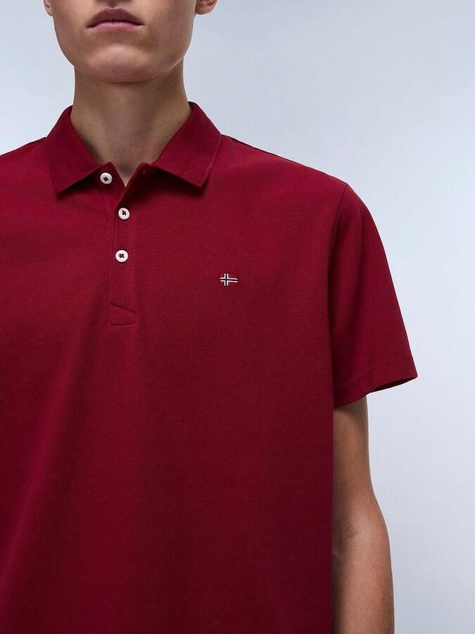 Napapijri Ealis Polo Rood - Foto 4