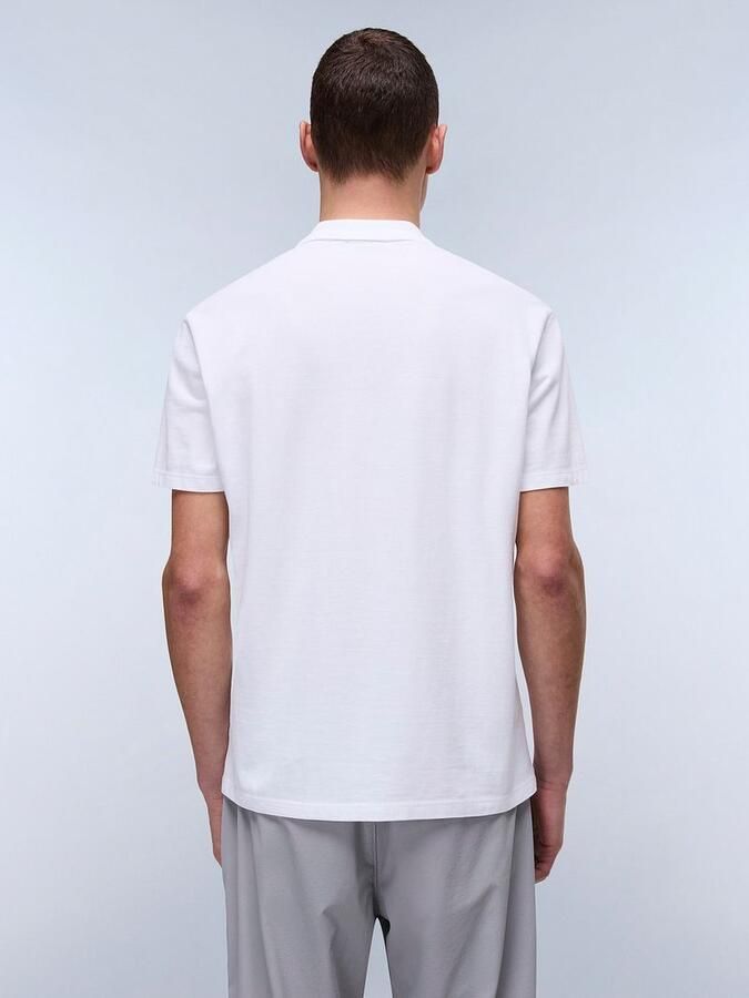 Napapijri Slim fit poloshirt met logostitching model 'EAlIS' - Foto 5