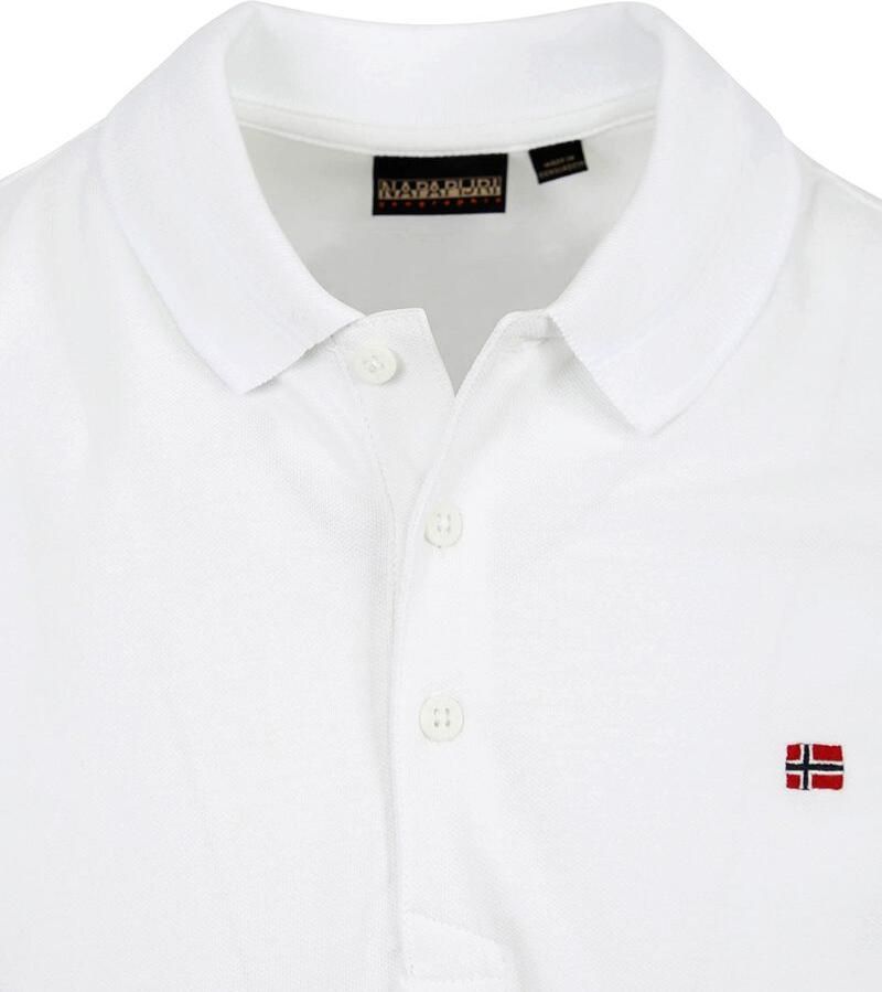 Napapijri Slim fit poloshirt met logostitching model 'EAlIS' - Foto 2