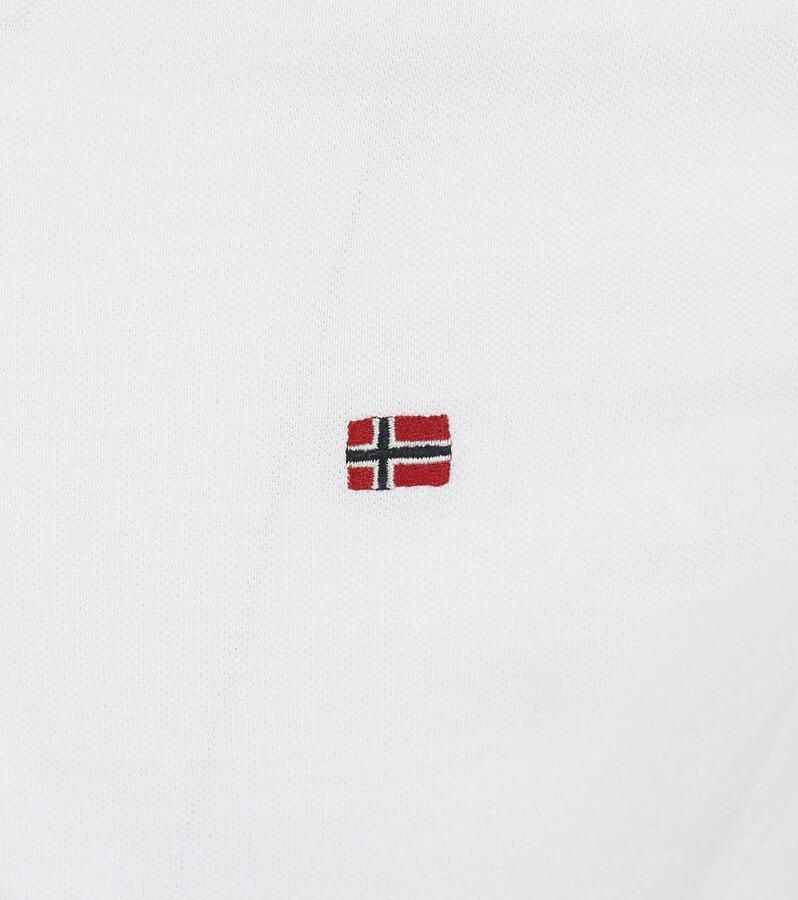 Napapijri Slim fit poloshirt met logostitching model 'EAlIS' - Foto 3