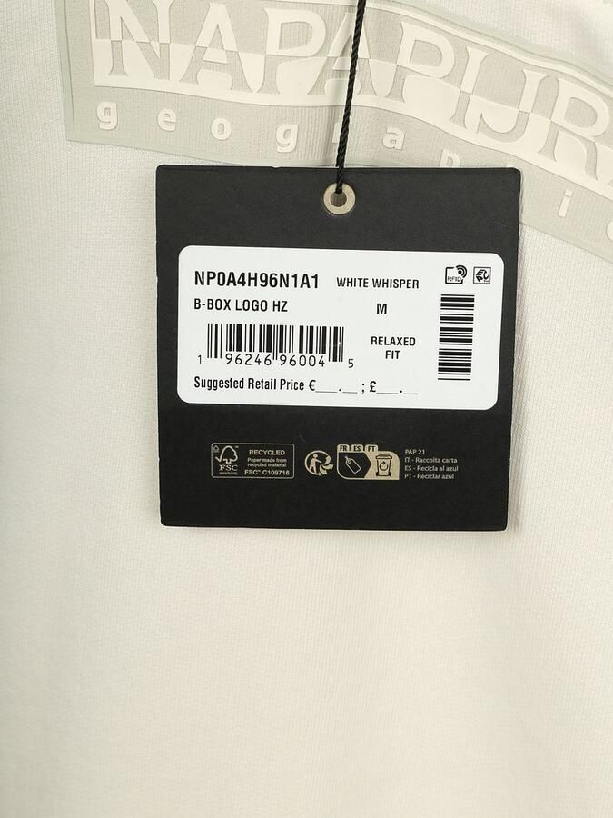 Napapijri Half-Zip Sweater Off White - Foto 3